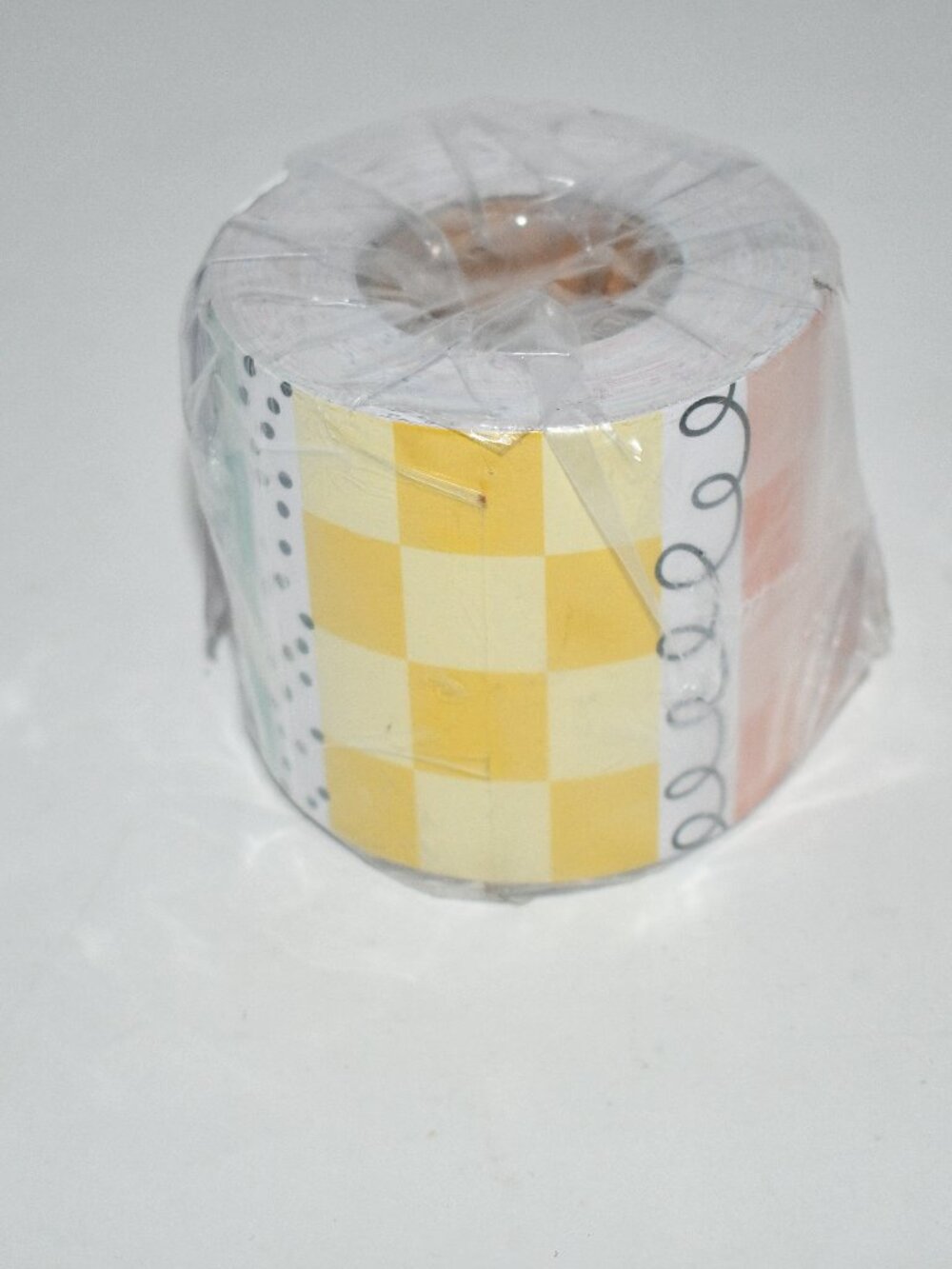 Harloon 65.62ft Pastel Checkered Bulletin Board Border Roll, NWT